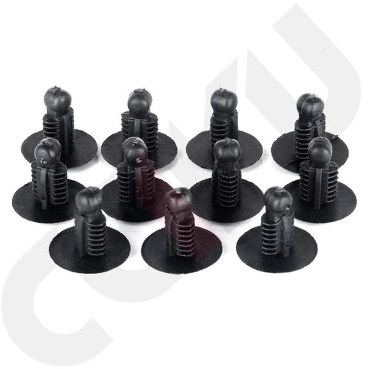 ?30Pcs Clip Bumper 9mm 7.3mm Rivets Fastener Retainer Fit For auto Car