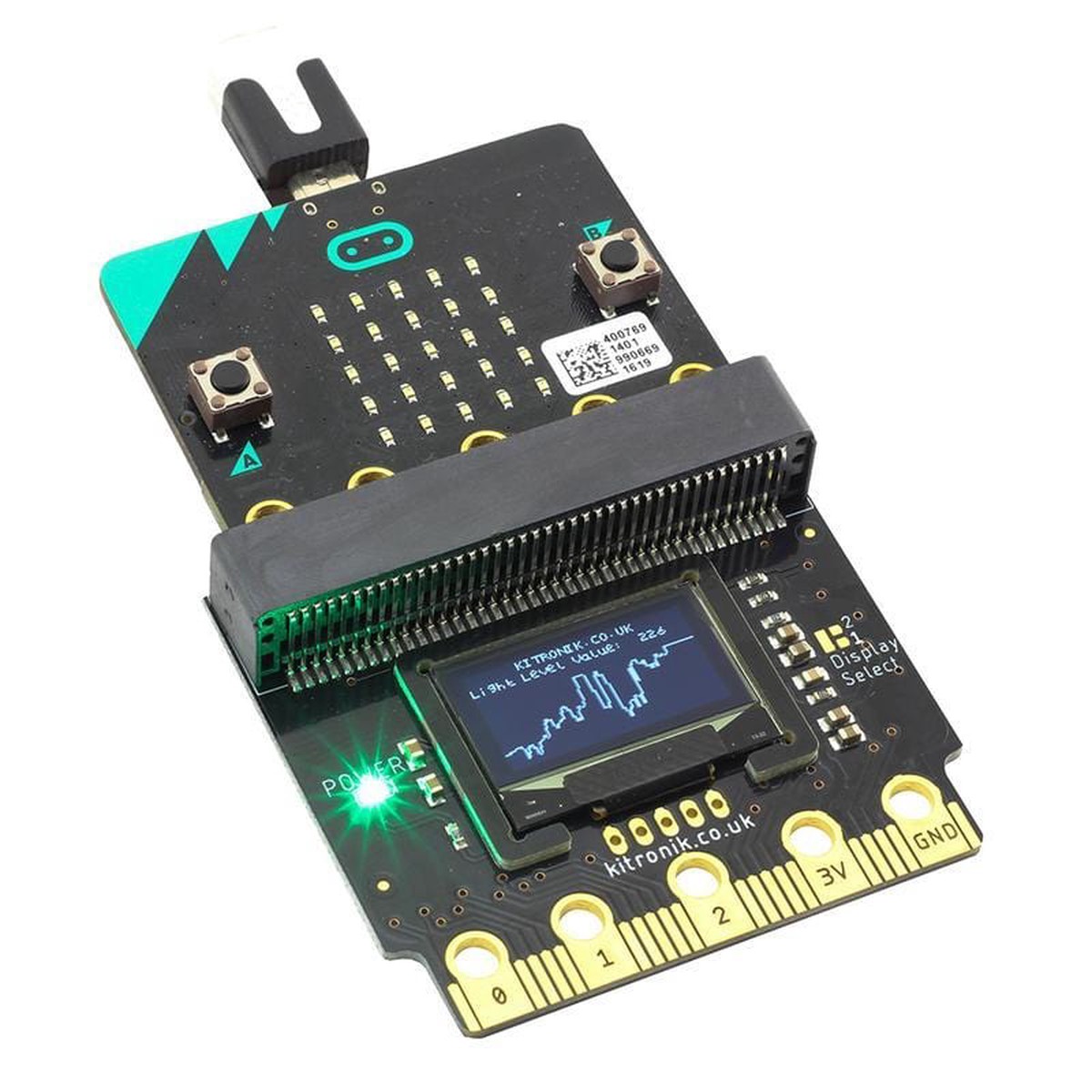 :VIEW Graphics128 OLED Display 128x64 for BBC micro:bit