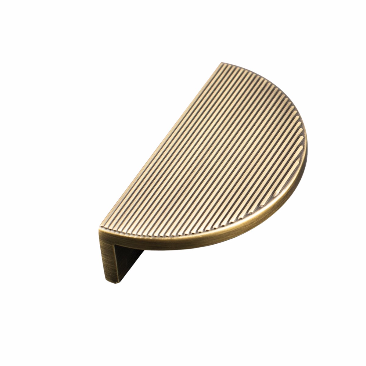 Momo Handles Momo Barrington Eclipse Ribbed 96mm Dark Brushed Brass