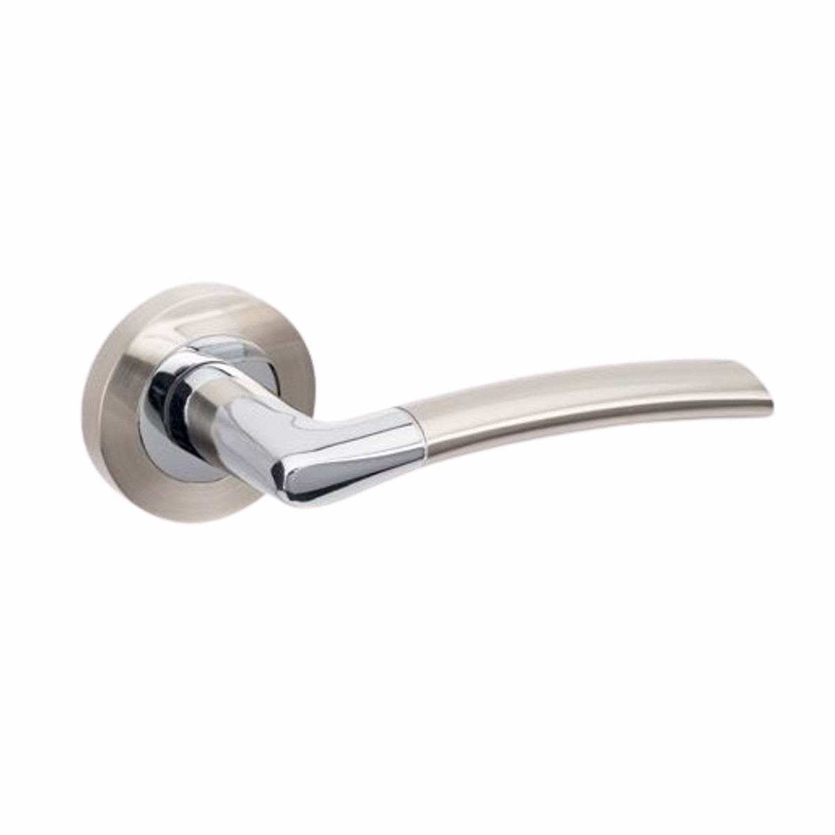 Zanda Luxe Dummy Lever Set Door Handle Brushed Nickel/ Chrome Plated