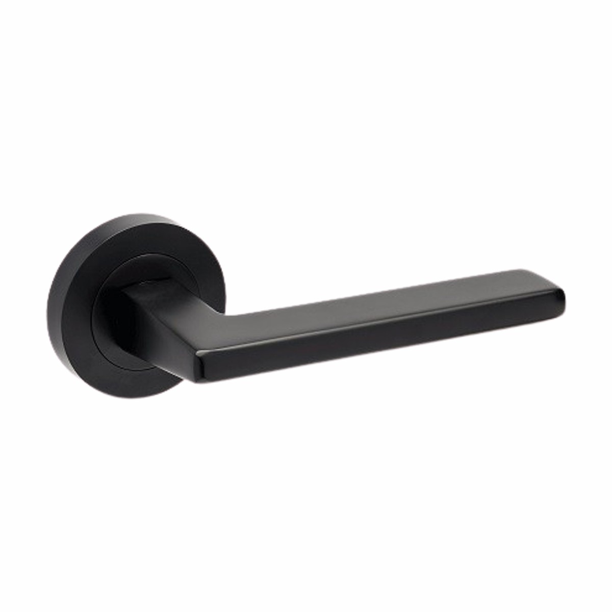 Zanda Vector Integrated Privacy Lever Set Door Handle Matte Black