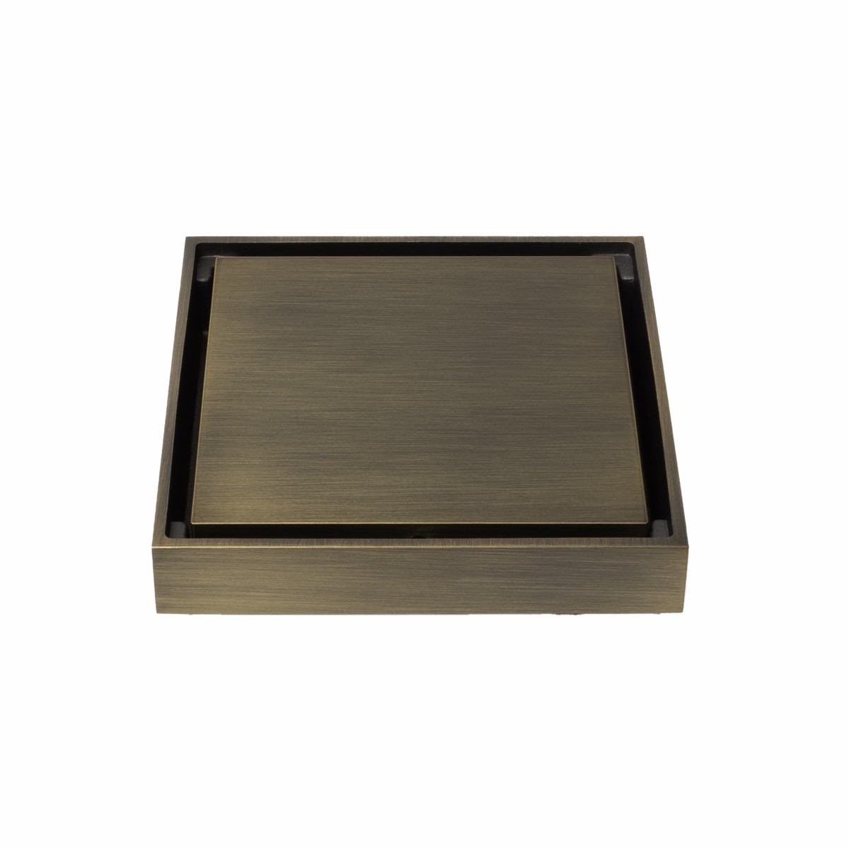 Alma 100x100 Tile Insert Brushed Vintage Antique Brass