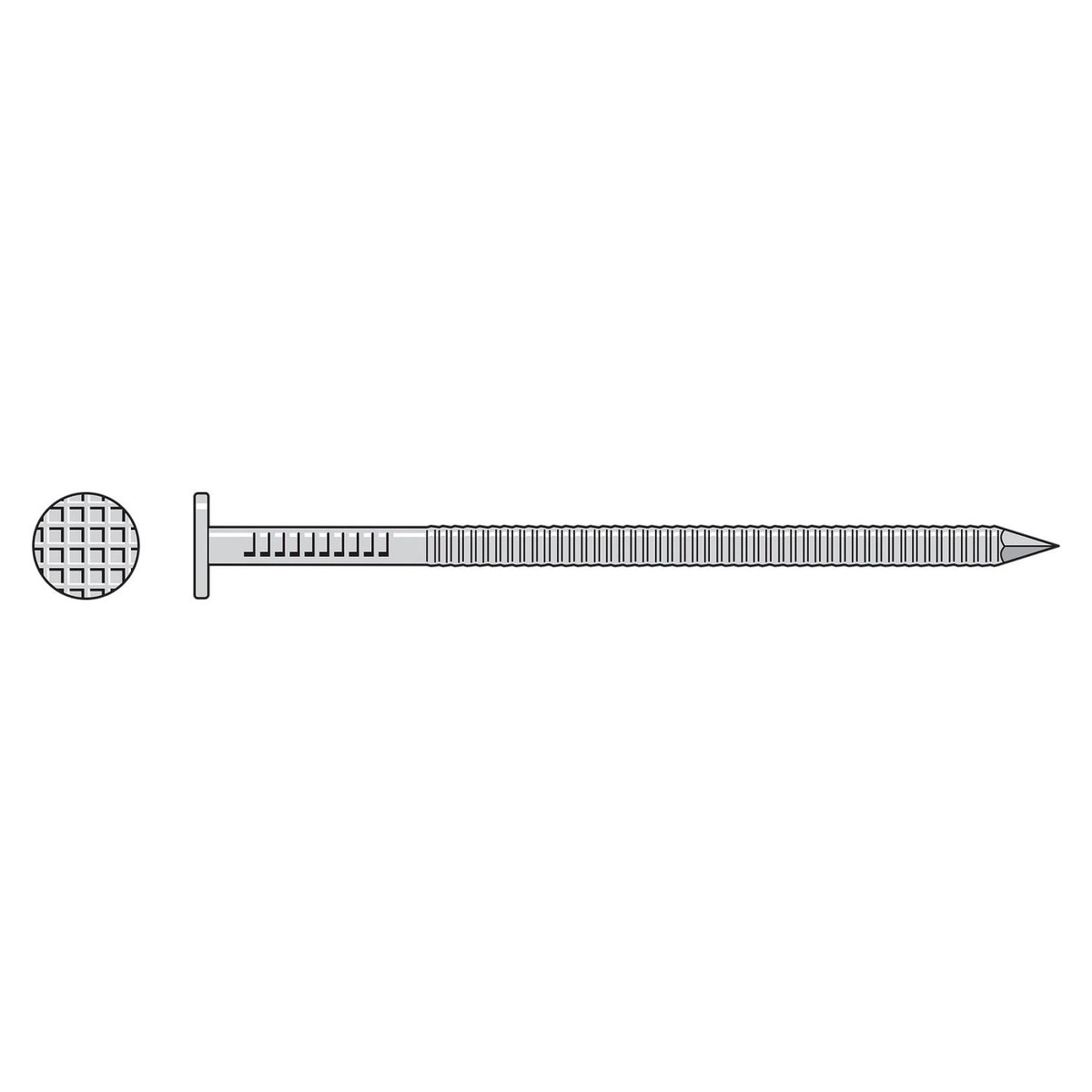 .203 x 4" Preservative-Treated Wood Decking Nail - 316 Stainless Steel, 25 lbs