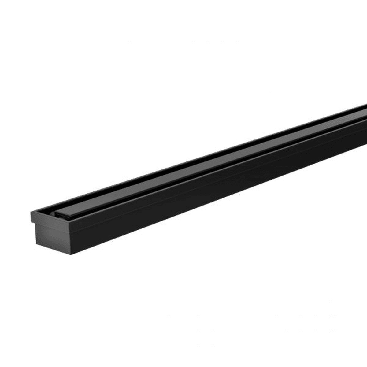 Phoenix Flat Slimline Channel Drain 30x900mm Outlet 65mm Matte Black